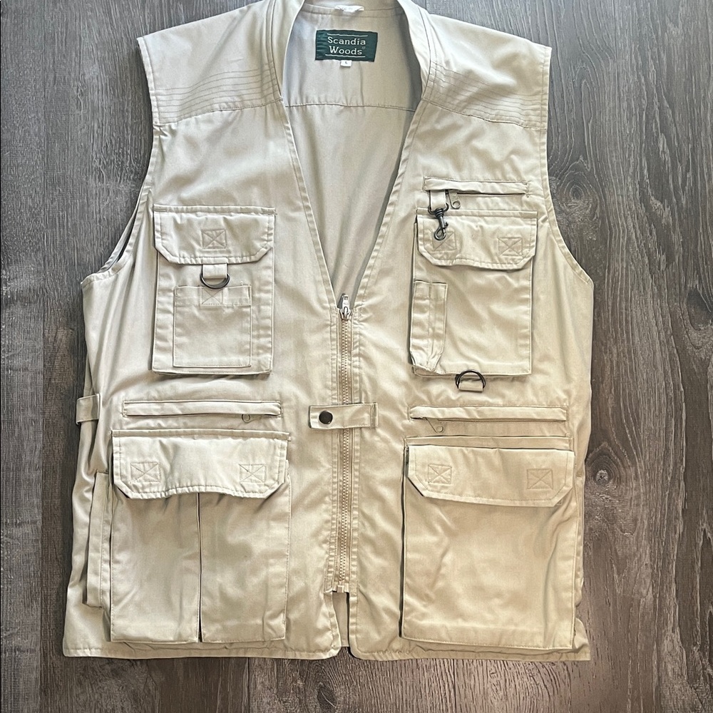 Scandia Woods Men's Cream Vest